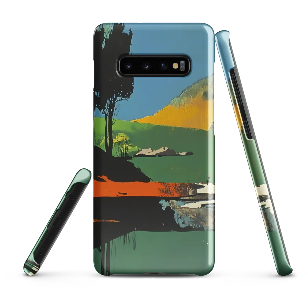 Vibrant Serenity | Phone Case |  S10 Plus | Snap Case | Glossy