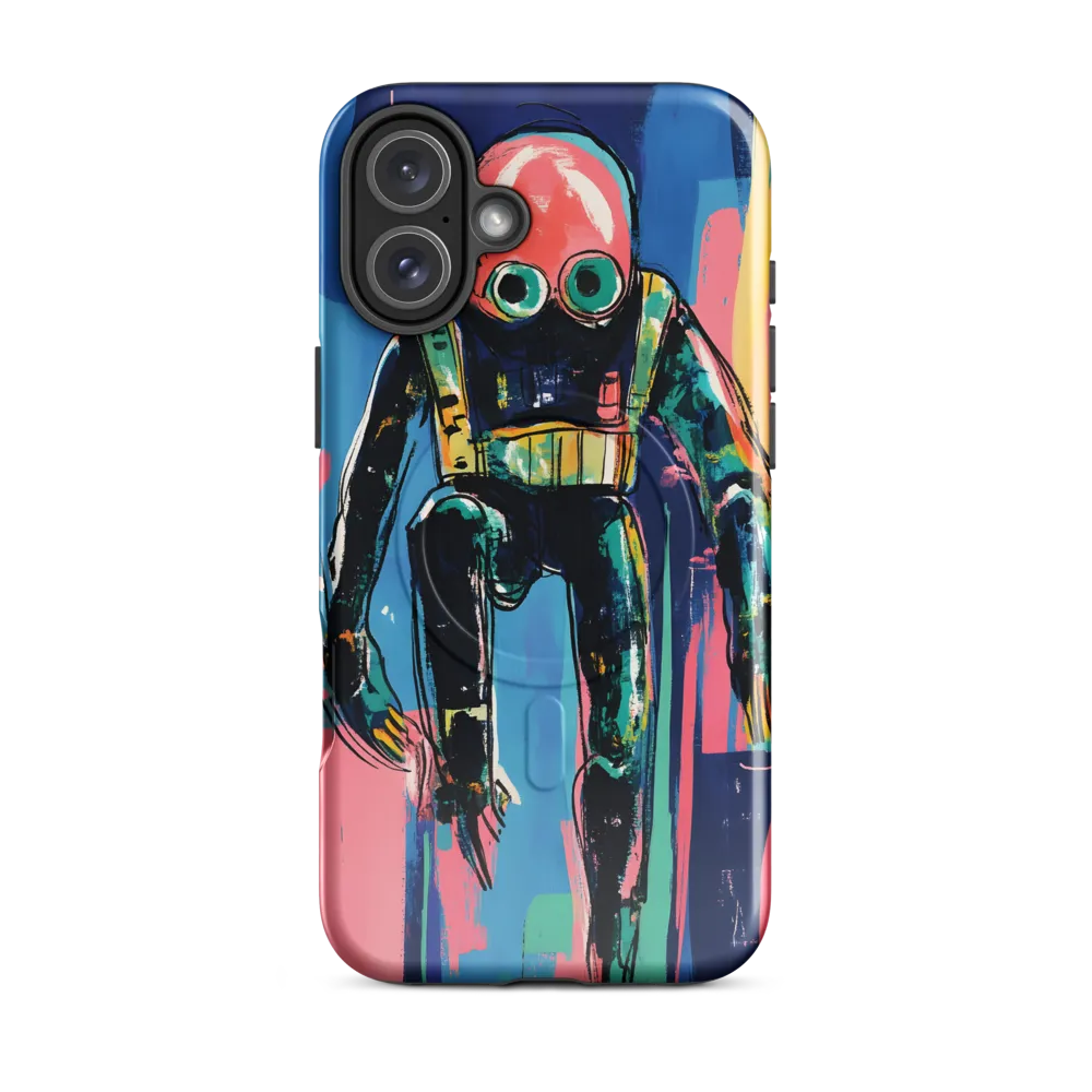 Diver in Vibrant Motion