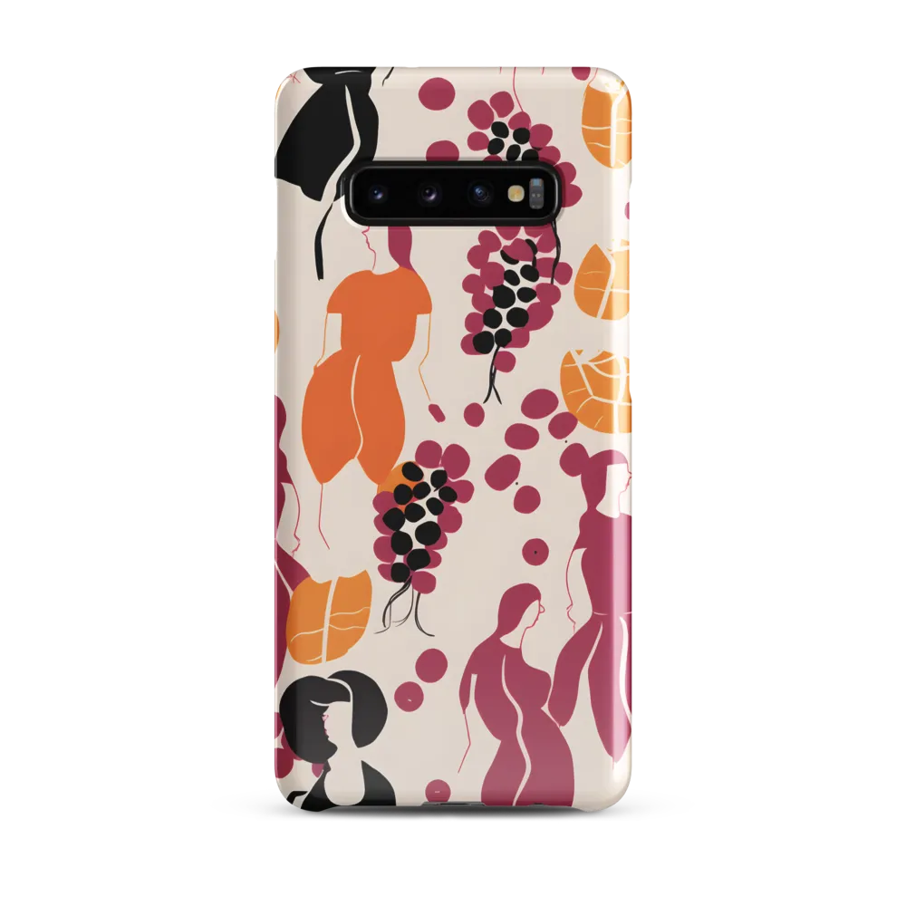 Fashion and Flora: An Abstract Dance | Phone Case |  S10 Plus | Snap Case | Glossy