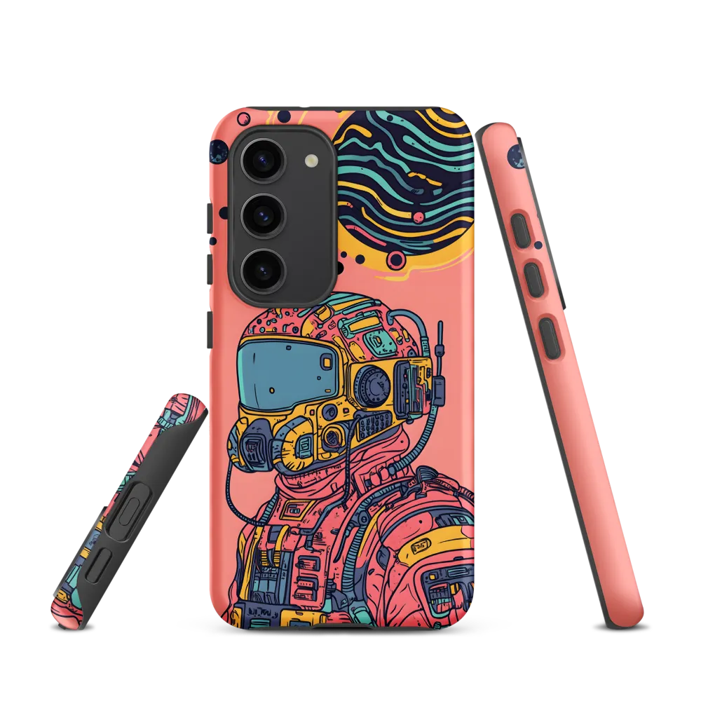 Exploration Beyond: A Digital Astronaut | Phone Case |  S23 | Tough Case | Matte