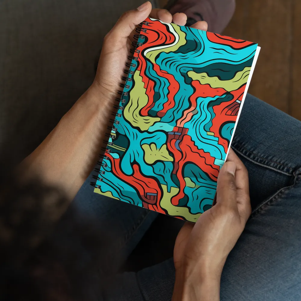 Flow of Color | Spiral Notebook