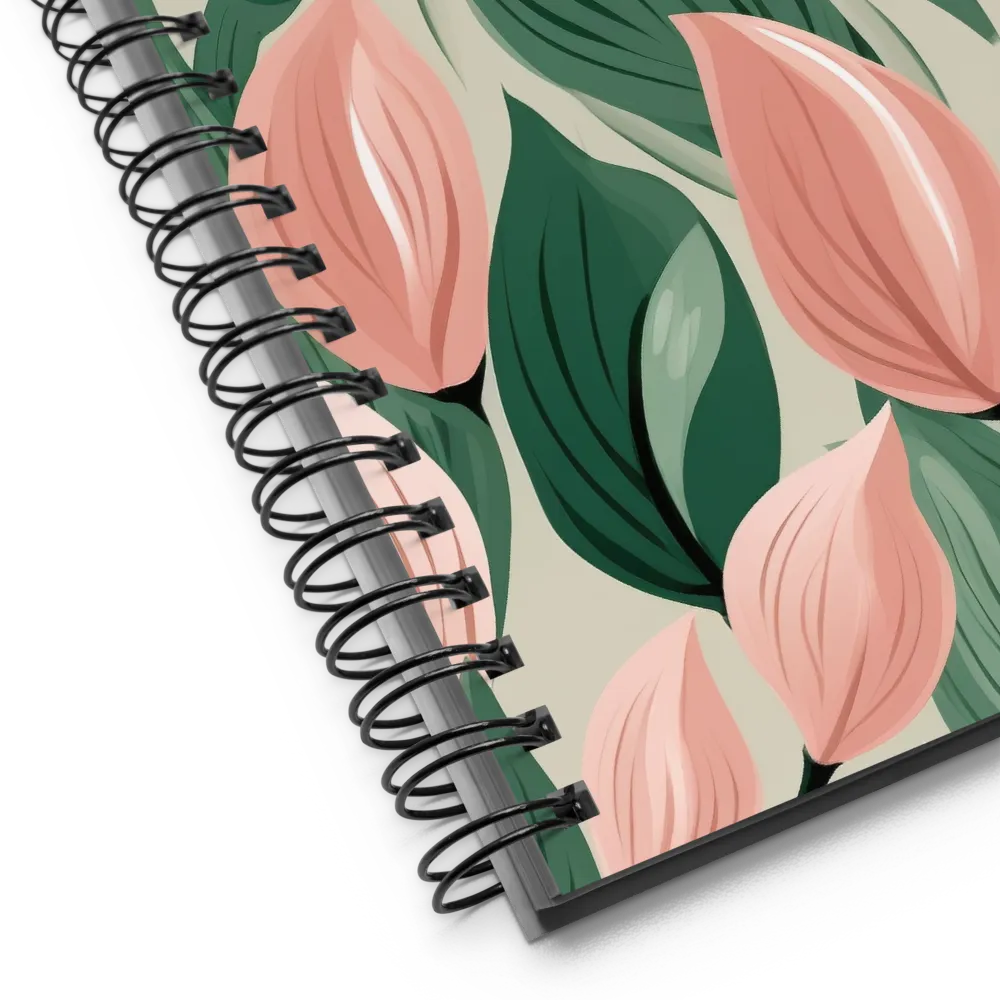 Floral Symphony in Modern Hues | Spiral Notebook