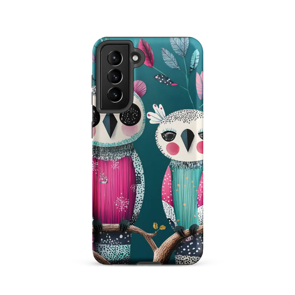 Whimsical Duo: A Celebration of Nature and Color