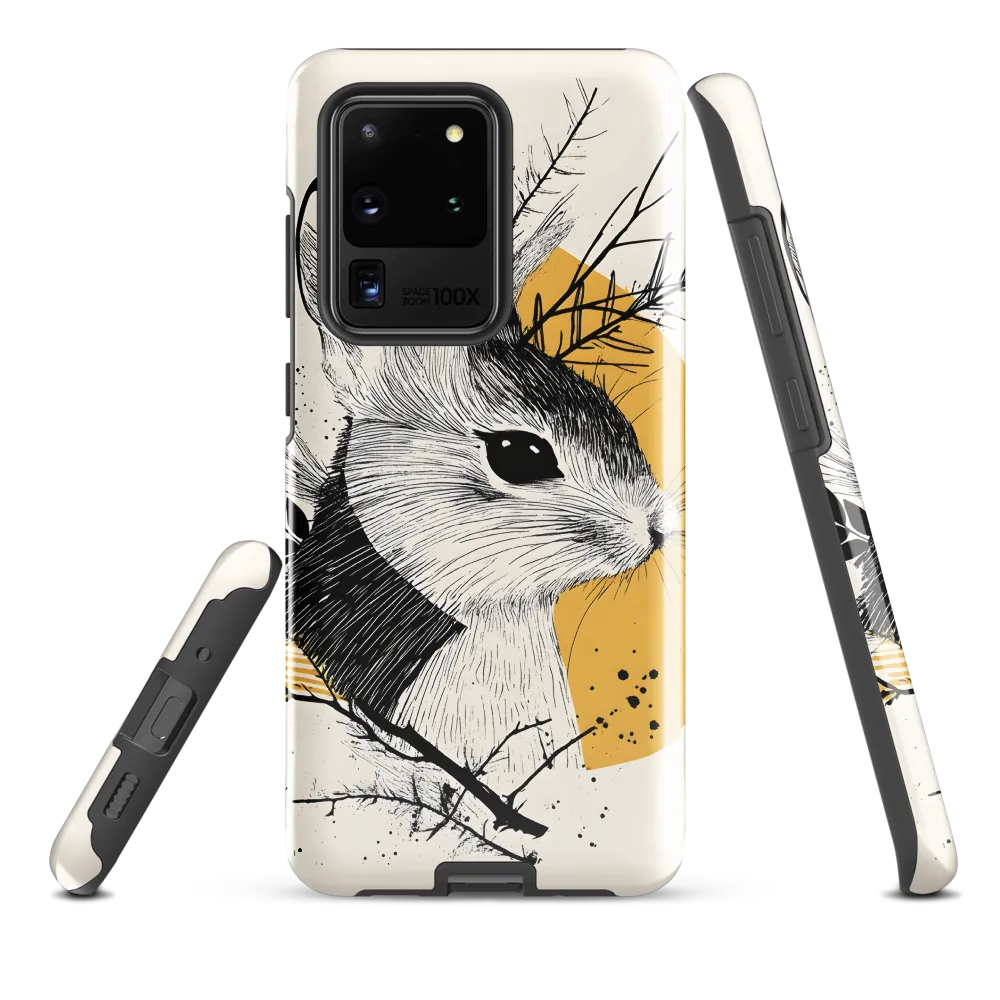 Ethereal Rabbit: A Study in Line Art