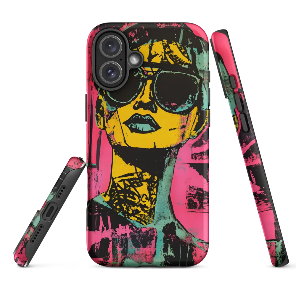 Confident Portrait in Neon Colors
