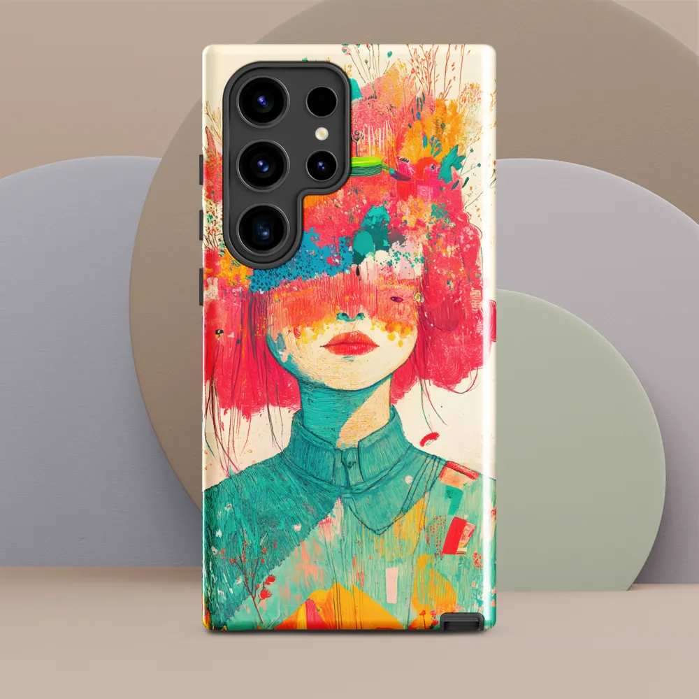Whimsical Floral Portrait