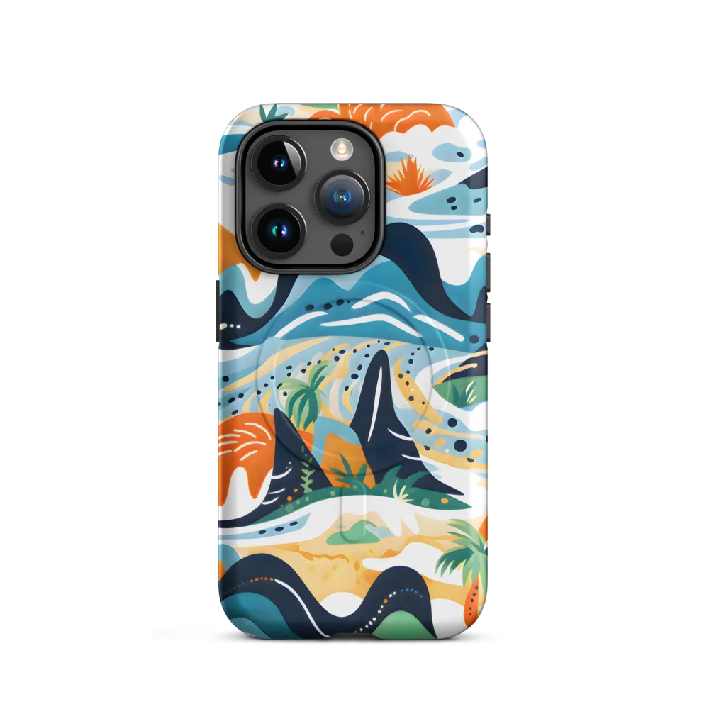 Abstract Tropical Landscape