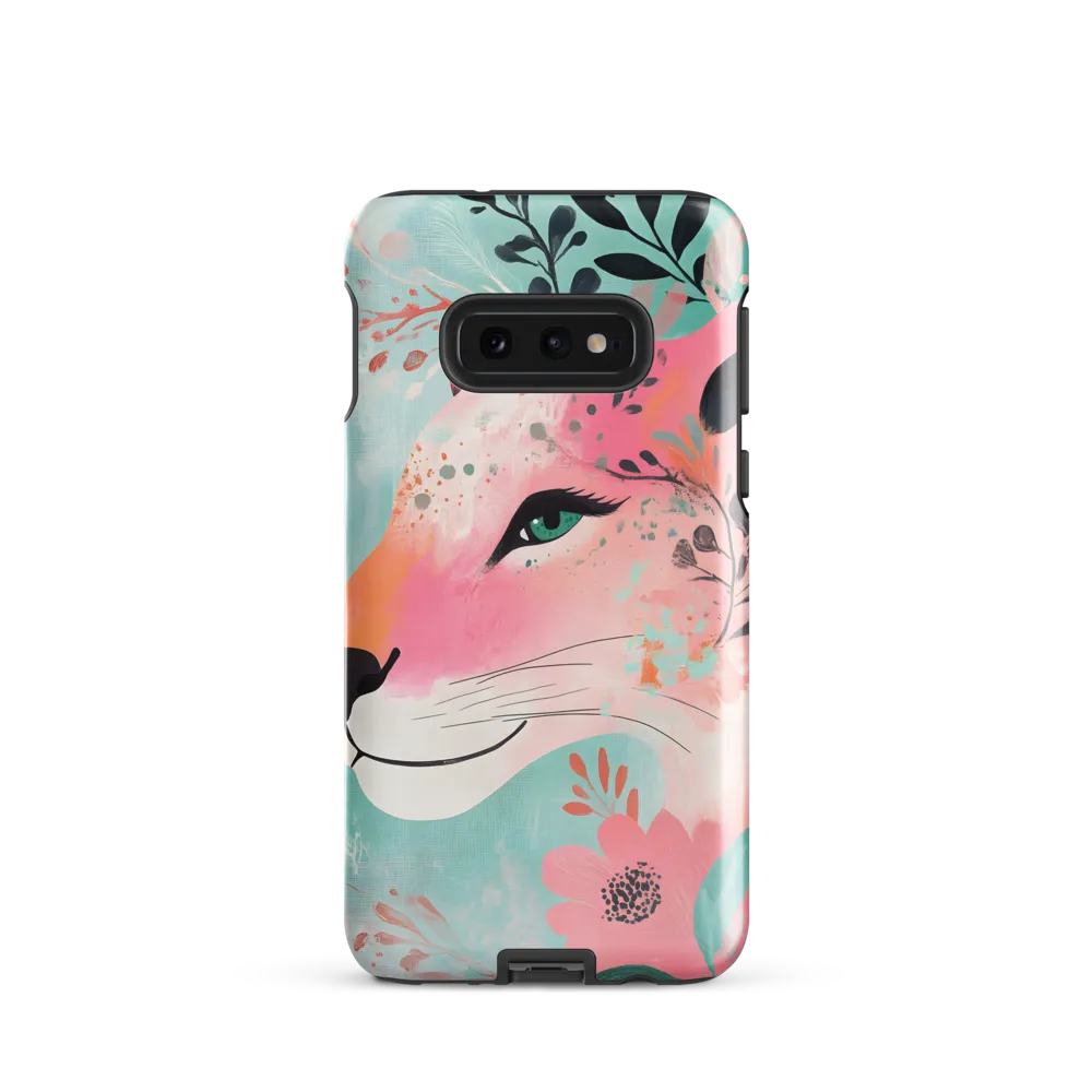 Whimsical Majesty: A Floral Lion