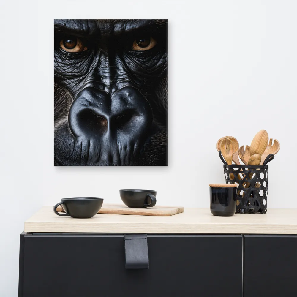 Gaze of the Wild: A Gorilla's Portrait