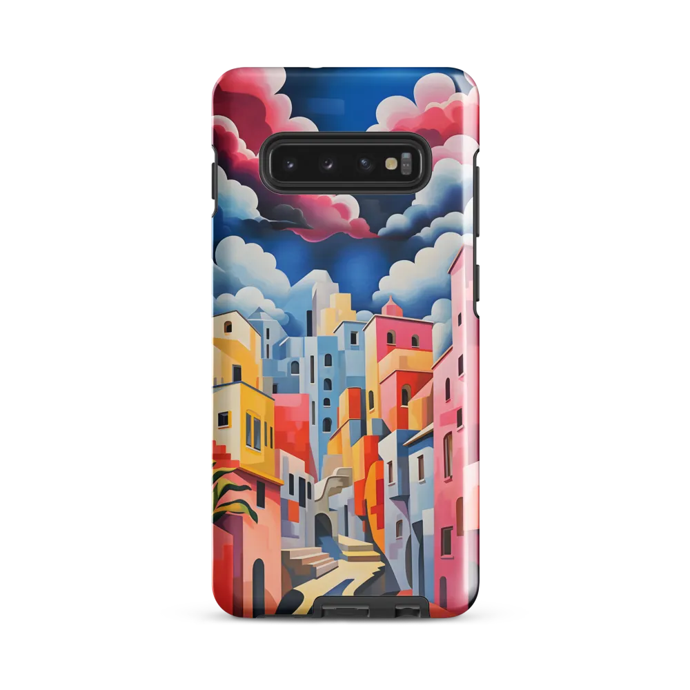 Whimsical Cityscape | Phone Case |  S10 Plus | Tough Case | Glossy