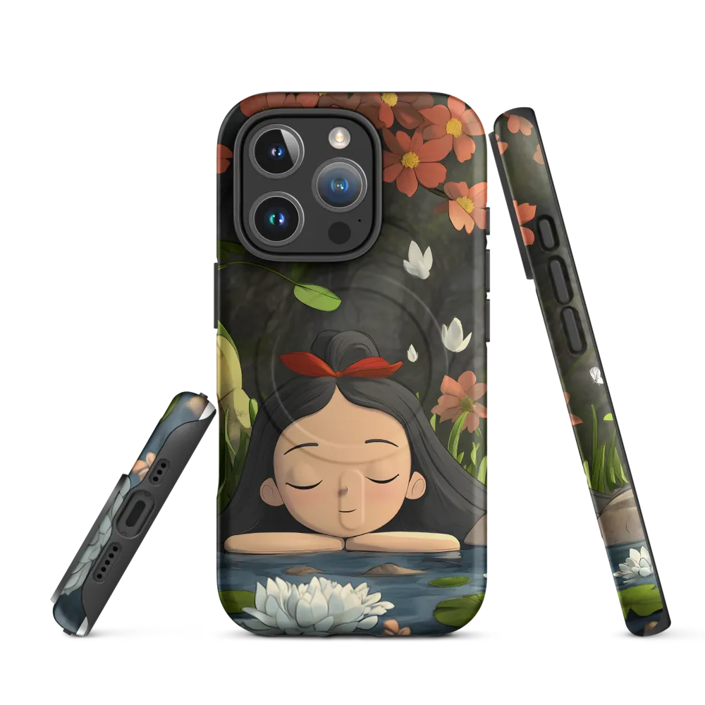 Tranquility by the Waterside | Phone Case |  16 Pro | MagSafe® Tough Case | Matte