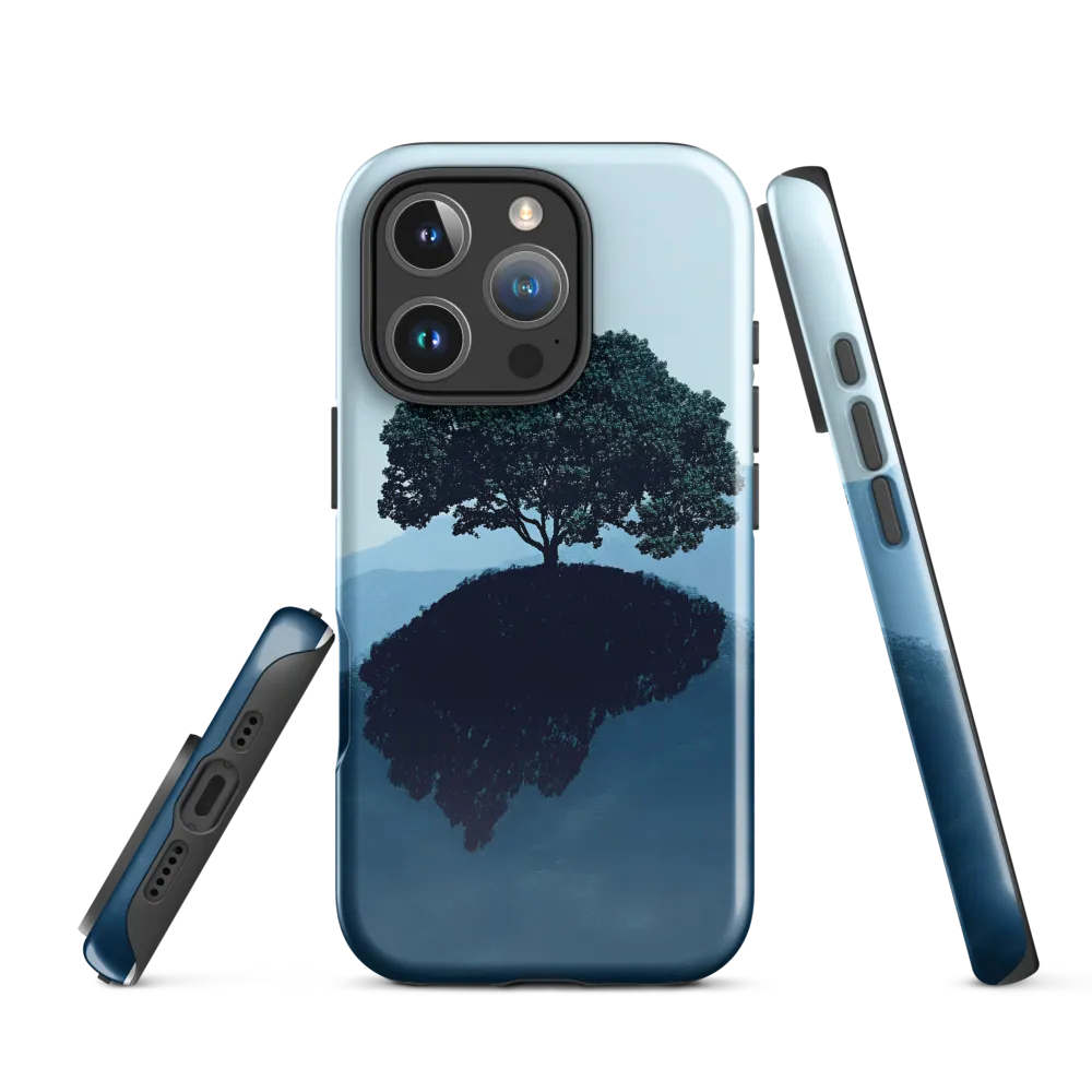 Solitude in Blue | Phone Case |  16 Pro | Tough Case | Glossy