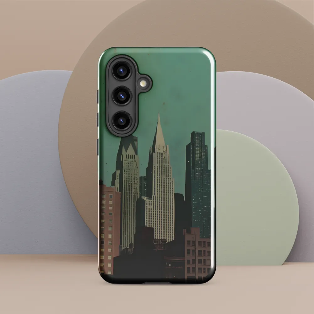 Urban Nostalgia: A Retro Cityscape