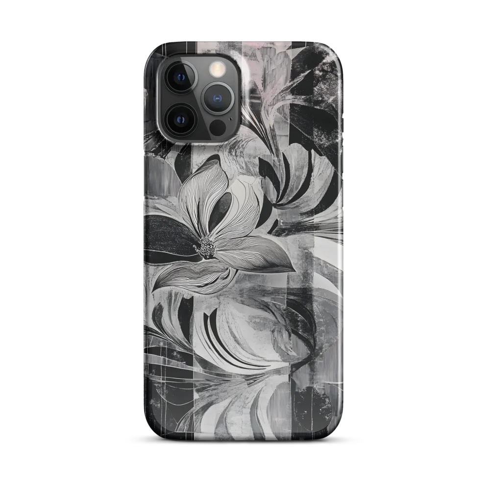 Floral Fusion in Monochrome