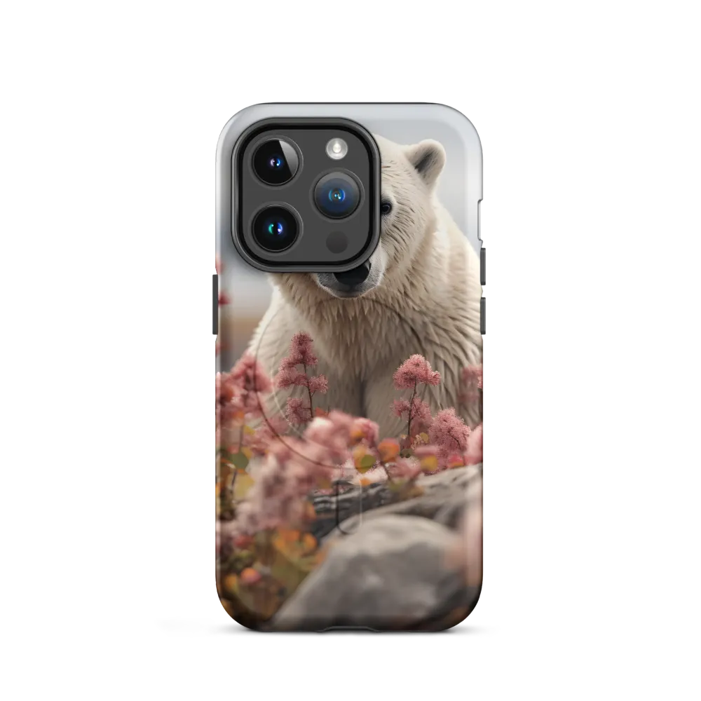 Curiosity Among Blooms: The Polar Bear