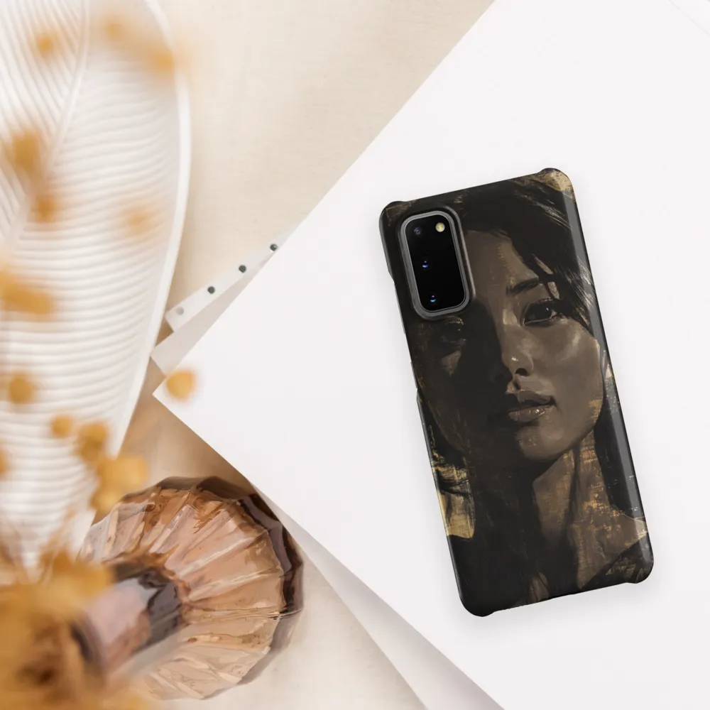 Golden Gaze: A Contemporary Portrait