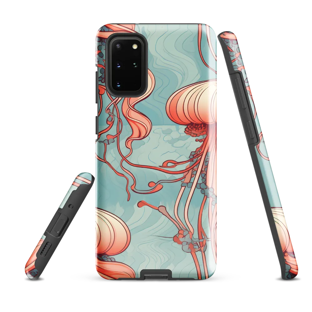 Ethereal Dance of Jellyfish | Phone Case |  S20 Plus | Tough Case | Glossy