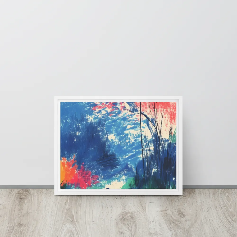 Whispers of Tranquility | Canvas with White Frame | 12″×16″