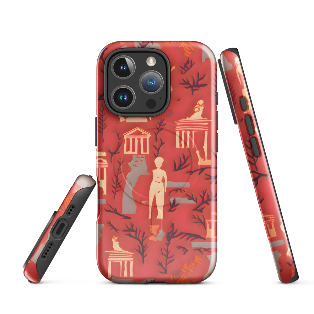 Harmony of Figures and Architecture | Phone Case |  16 Pro | MagSafe® Tough Case | Glossy