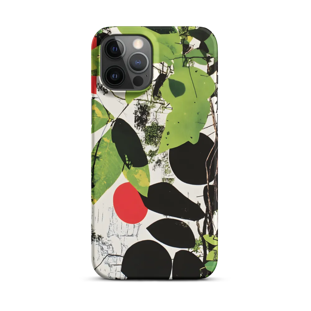 Nature's Geometry: A Contemporary Collage | Phone Case |  12 Pro Max | Snap Case | Matte