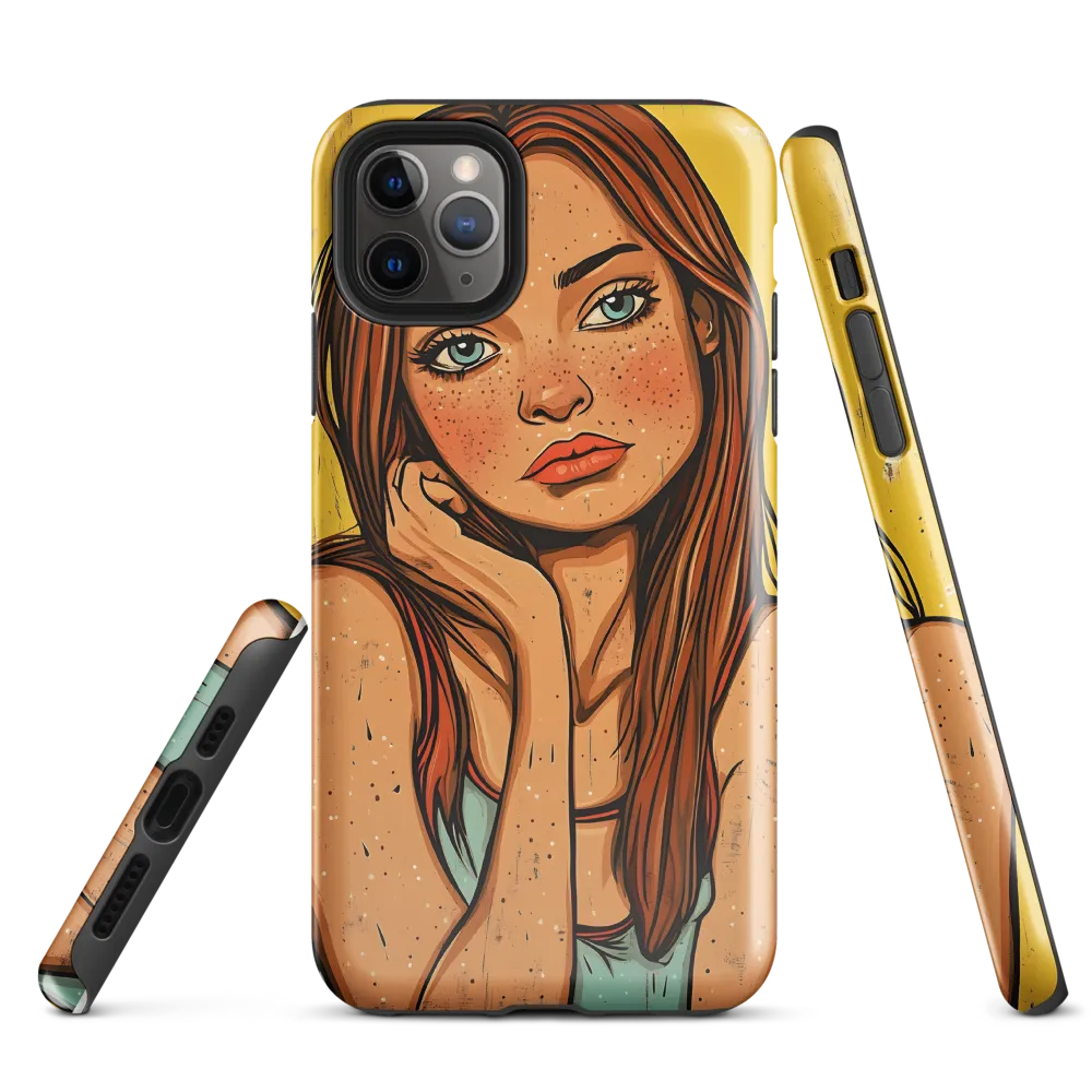 Contemplative Muse | Phone Case |  11 Pro Max | Tough Case | Glossy