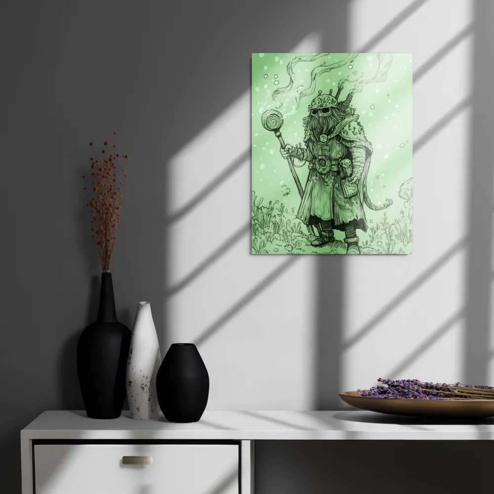 The Enigmatic Wizard | Metal Print | 16″×20″