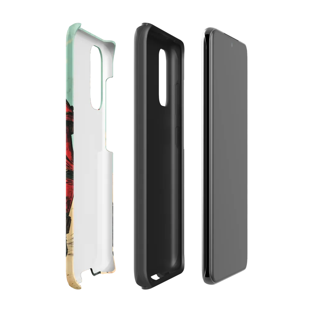 Futuristic Explorer: A Steampunk Adventure | Phone Case |  S20 | Tough Case | Matte