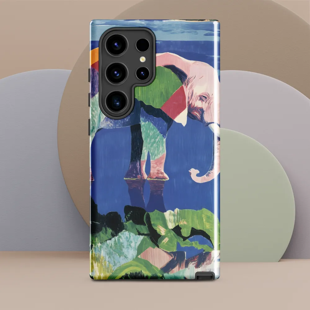 Serenity in Color: The Elephants of Reflection