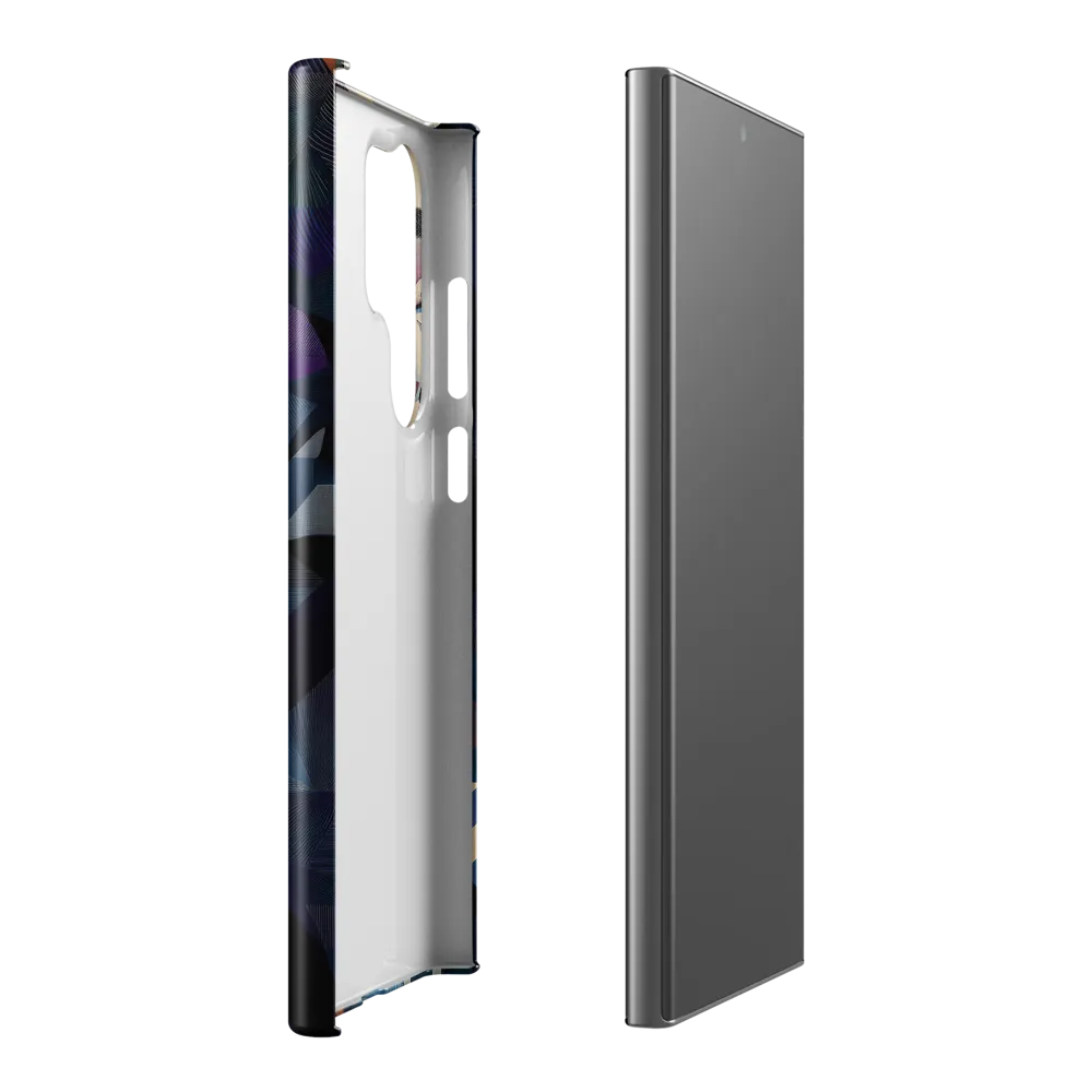 Fragmented Mystery: A Modern Portrait | Phone Case |  S23 Ultra | Snap Case | Glossy