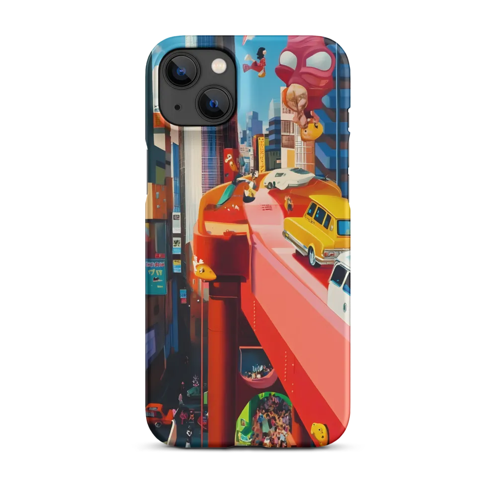 Urban Whimsy: A Colorful Cityscape