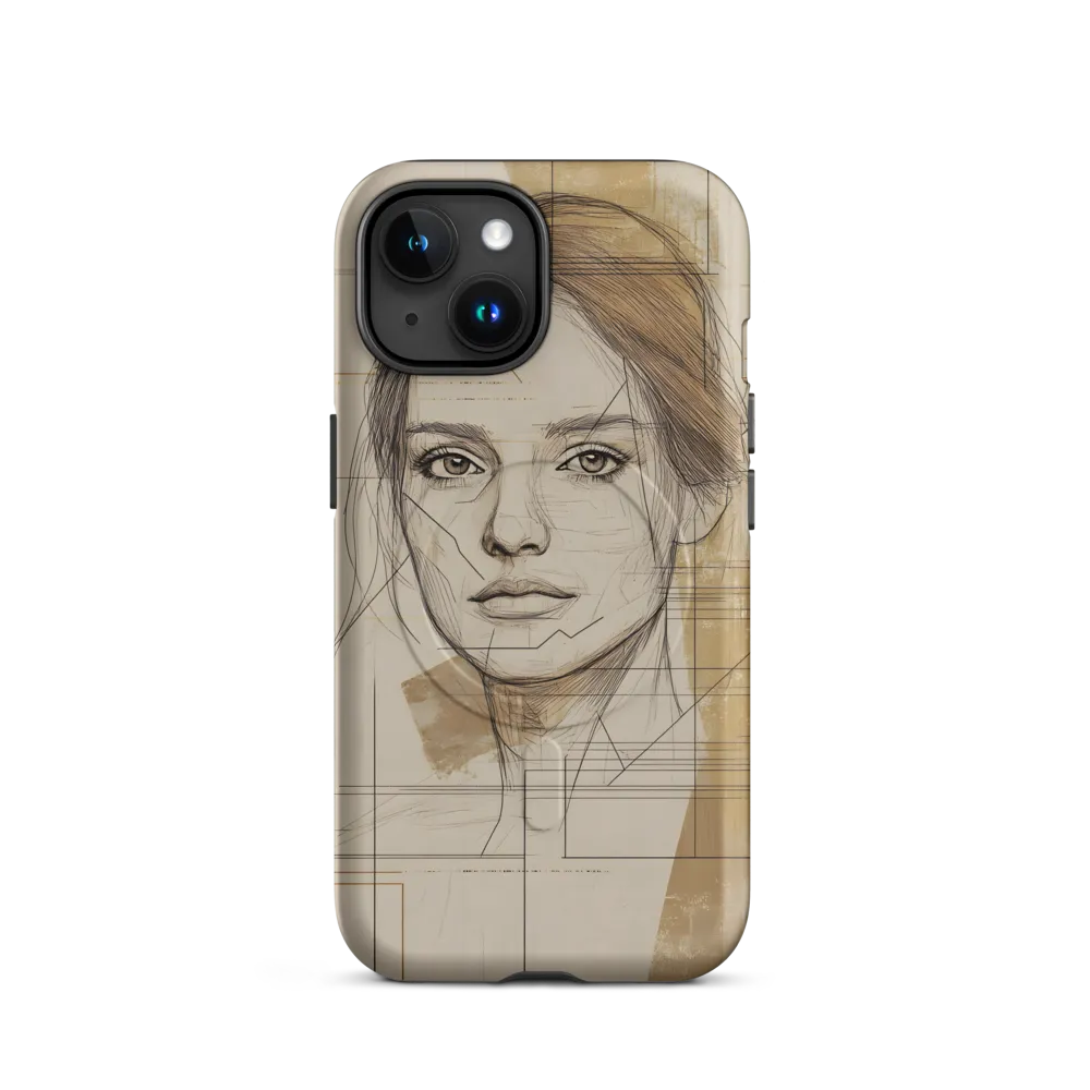 Geometric Elegance: A Modern Portrait