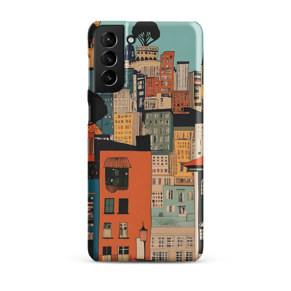 Urban Fusion: A Colorful Cityscape