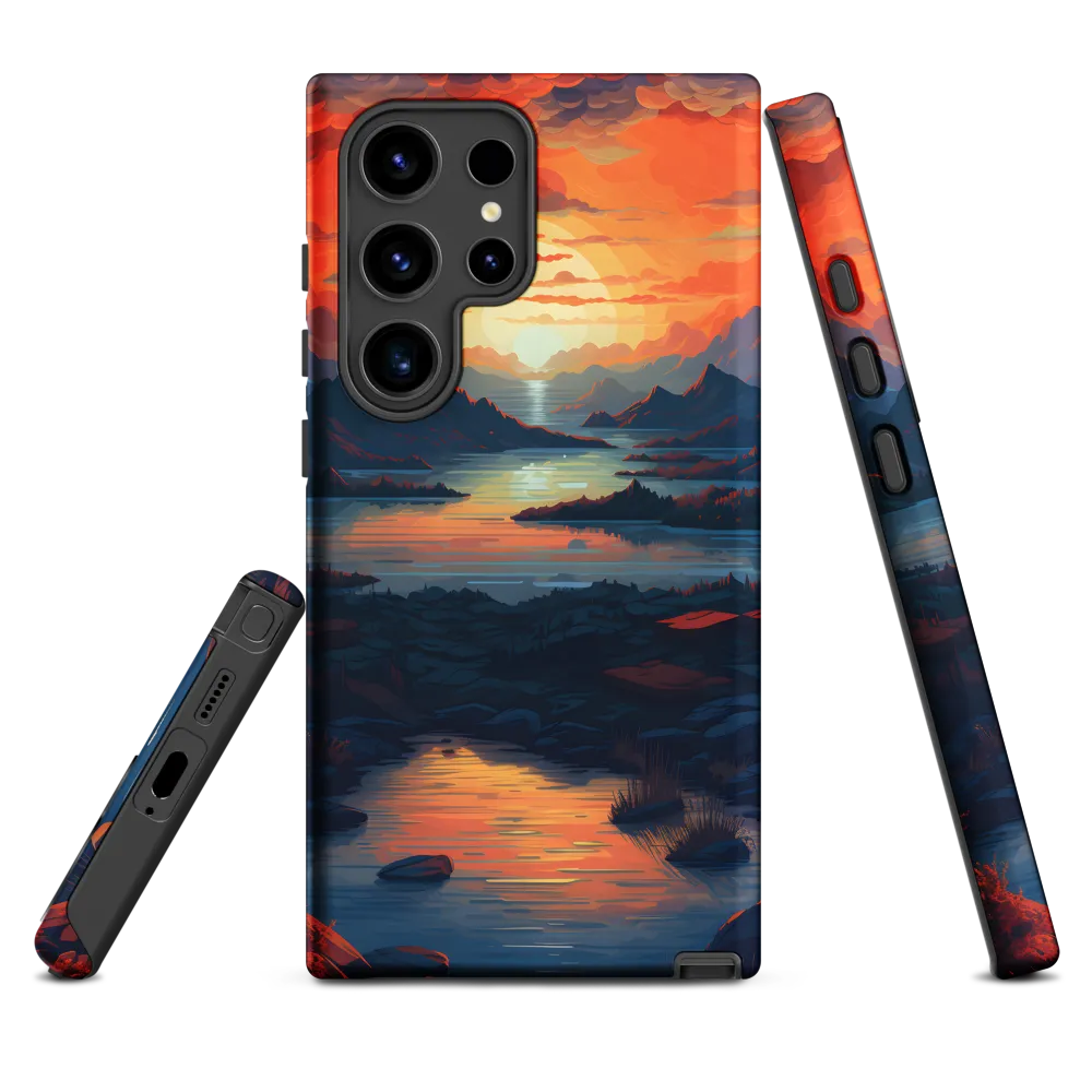 Ethereal Evening: A Digital Dusk