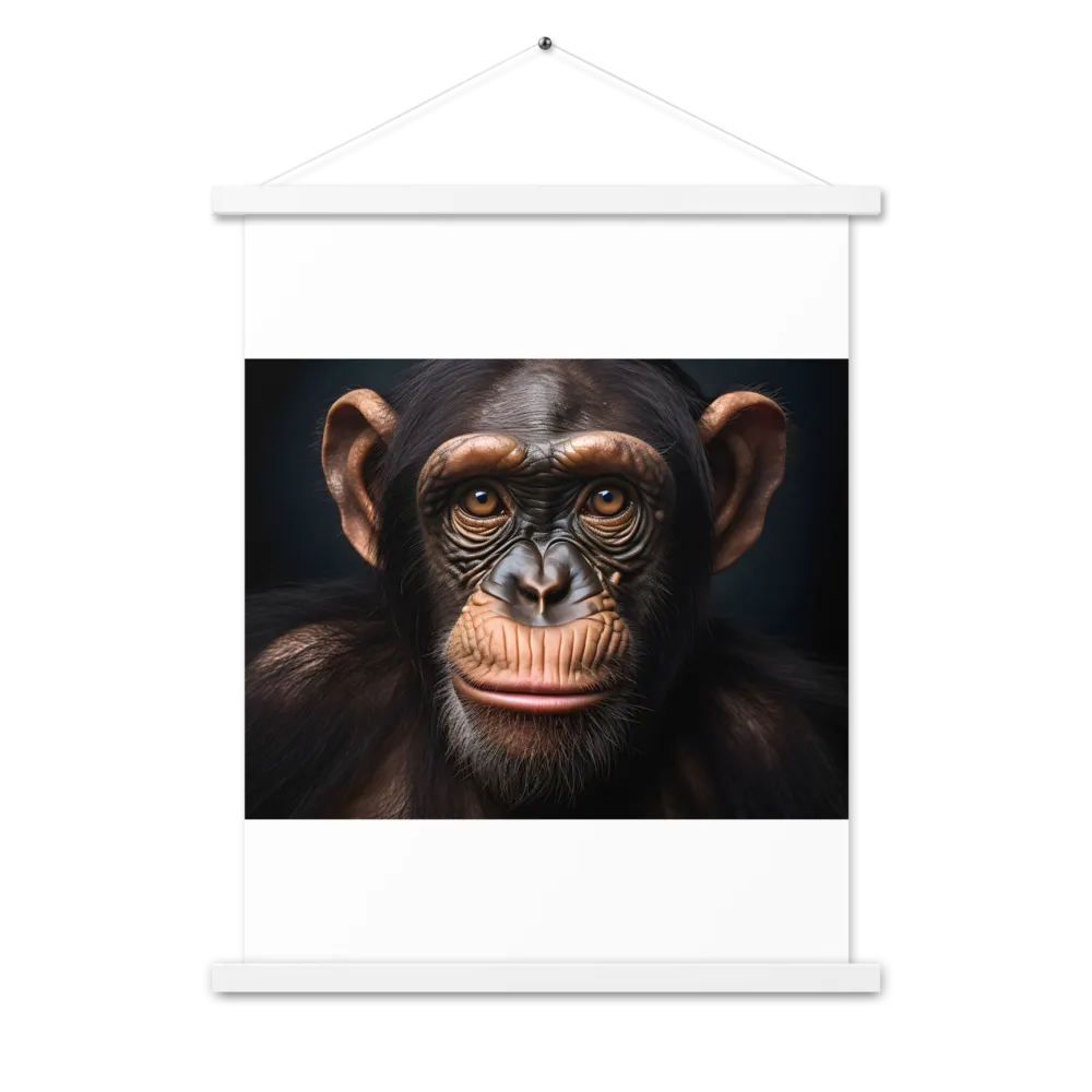 Whispers of Curiosity | Poster With White Wood Hanger | 18″×24″