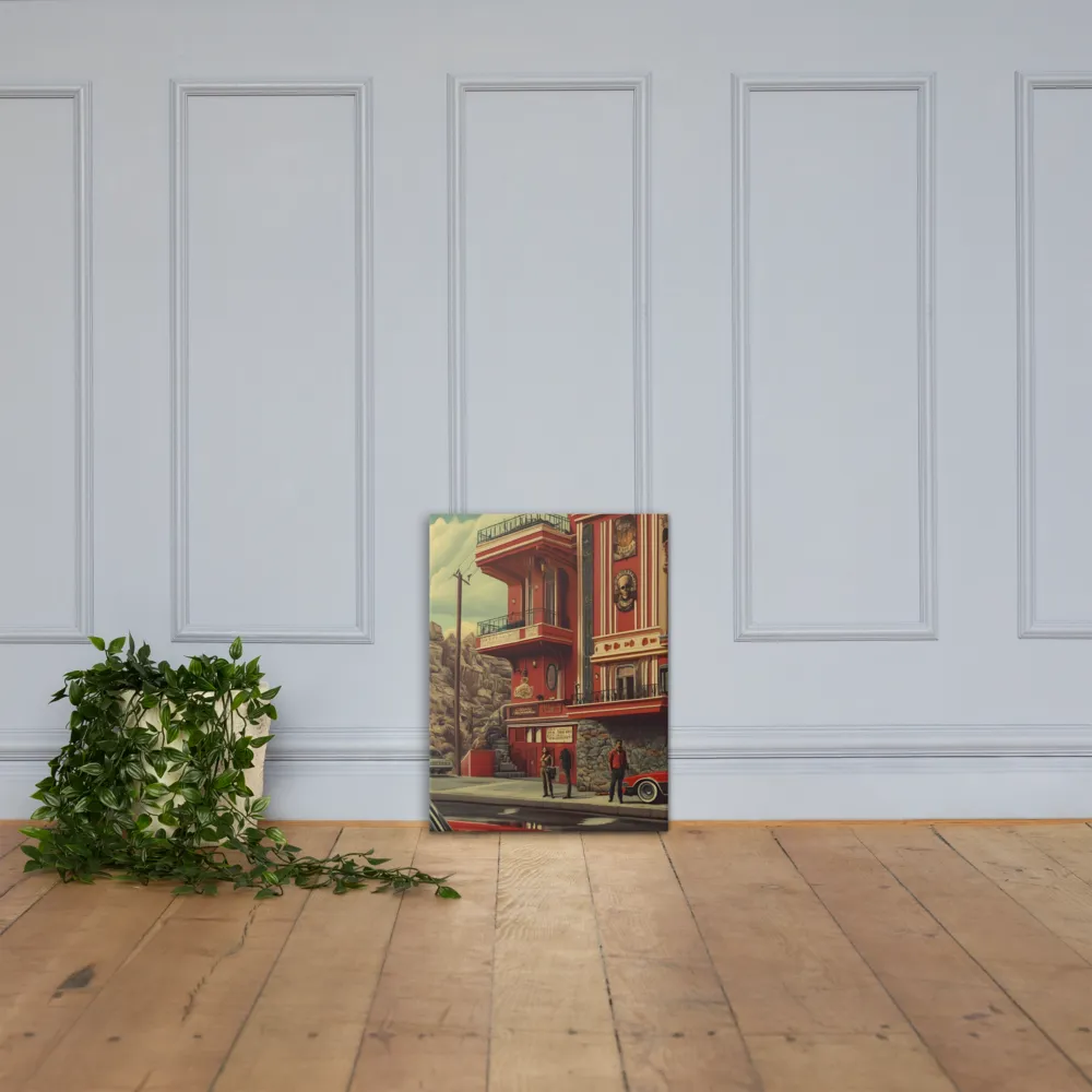 Retro Urban Dreamscape | Canvas | 18″×24″
