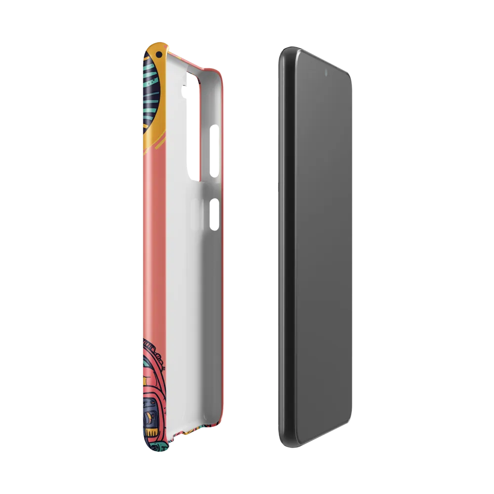 Exploration Beyond: A Digital Astronaut | Phone Case |  S21 | Snap Case | Glossy