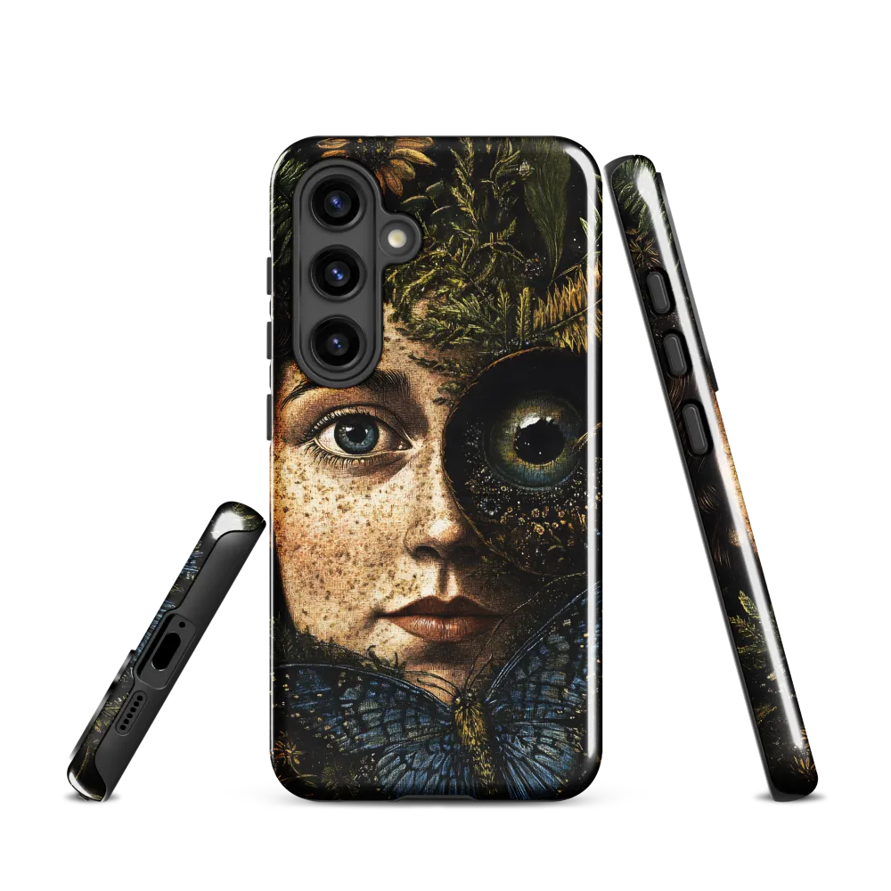 Nature's Embrace: A Surreal Portrait | Phone Case |  S24 | Tough Case | Glossy