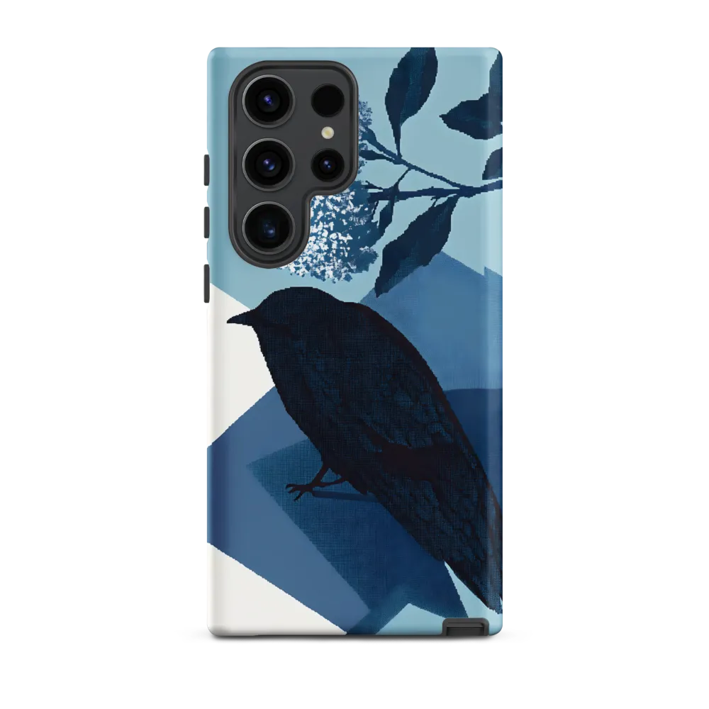 Screenprint Study: Bird and Hydrangea