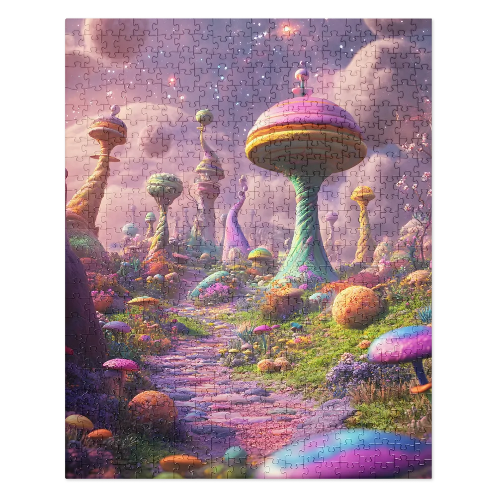 Whimsical Worlds: A Journey Through Fantasy | Jigsaw Puzzle | 520 pieces