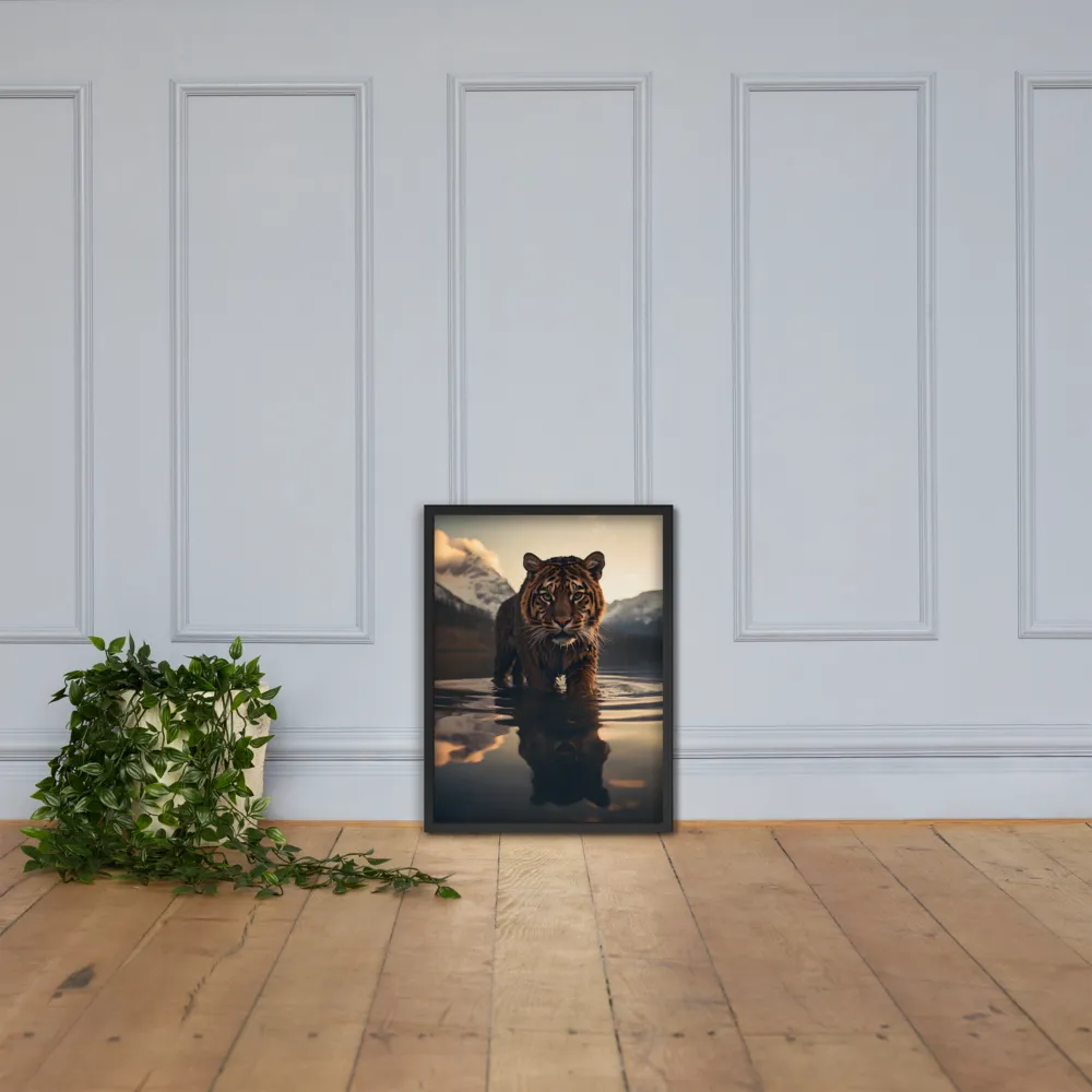 Majestic Reflection: The Tiger's Domain