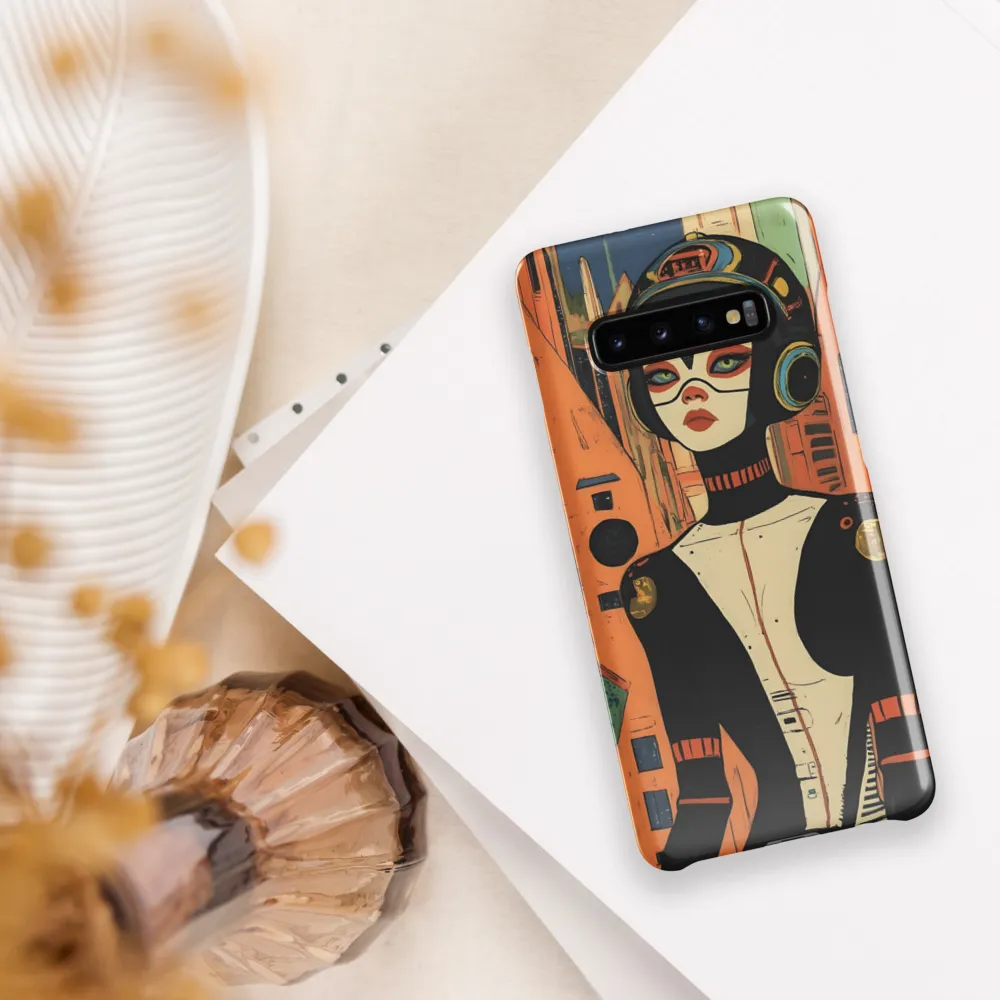 Futuristic Portrait of a Woman | Phone Case |  S10 Plus | Snap Case | Glossy