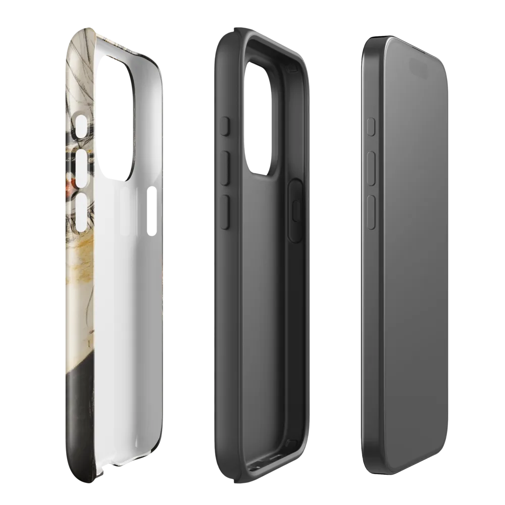 Gaze of Intensity | Phone Case |  15 Pro | Tough Case | Glossy