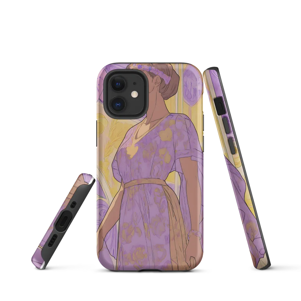Elegance in Floral Harmony | Phone Case |  12 mini | Tough Case | Matte