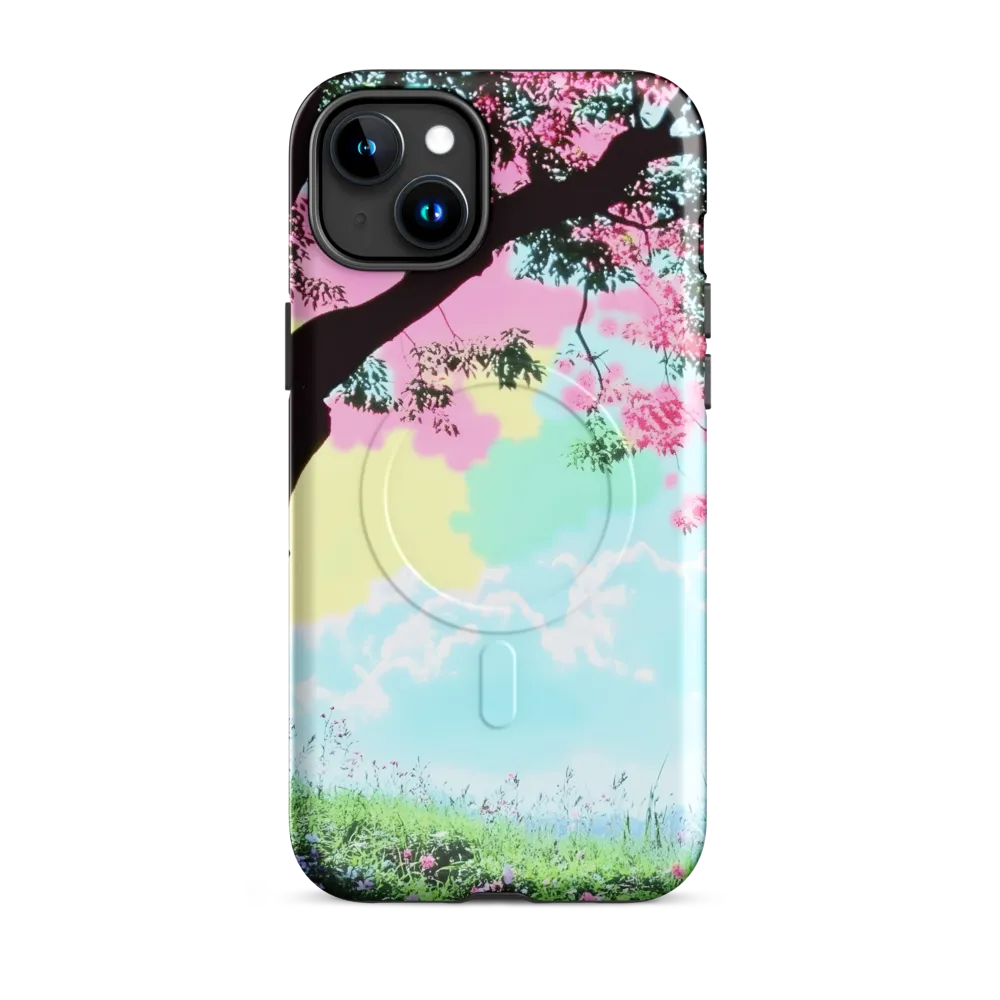 Pastel Dreams: A Surreal Tree Landscape