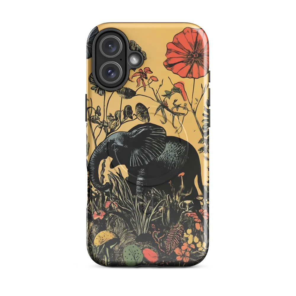 Floral Majesty: The Elephant's Sanctuary