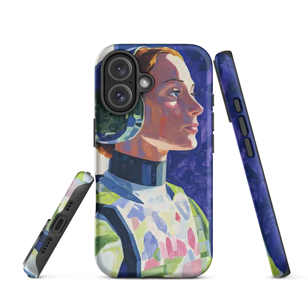 Beyond the Stars: A Contemplative Astronaut | Phone Case