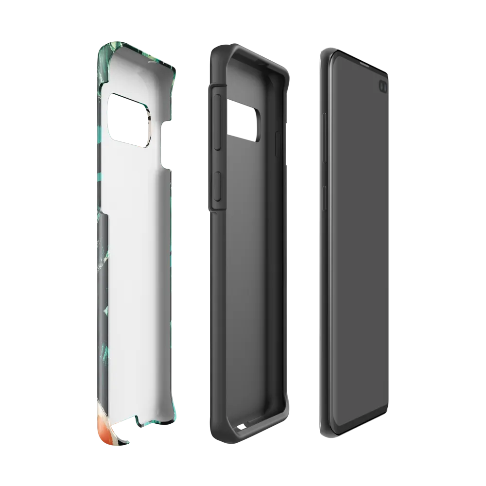 Curious Giraffe in Lush Greenery | Phone Case |  S10 | Tough Case | Glossy