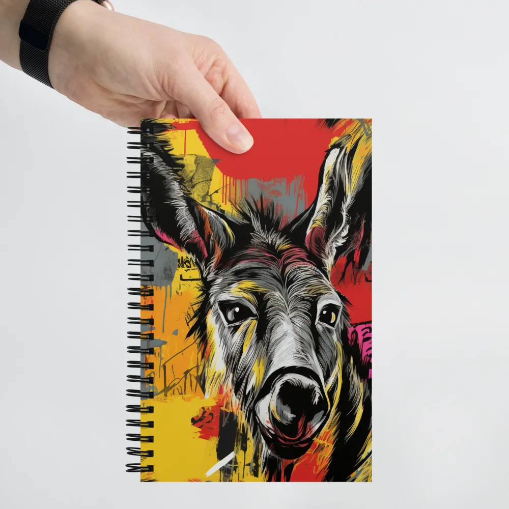 Playful Kangaroo Unleashed | Spiral Notebook