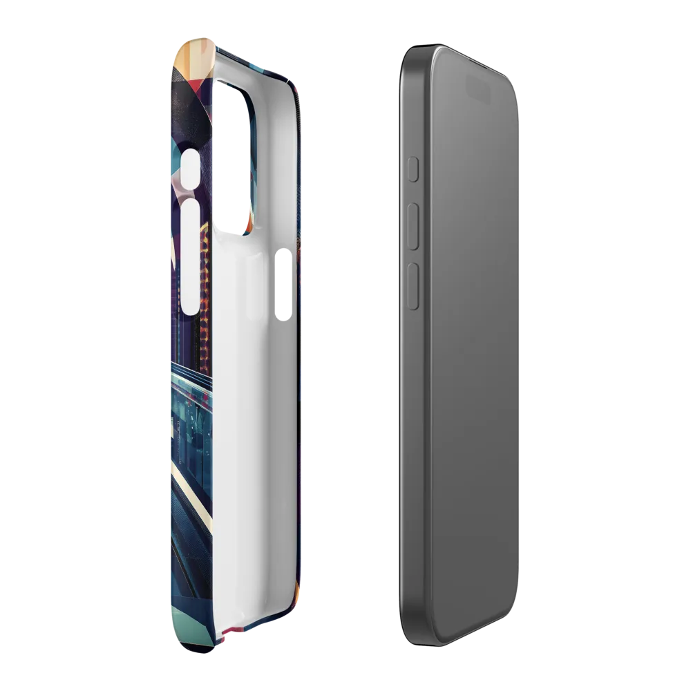 Reflections in a Futuristic Tunnel | Phone Case |  15 Pro | Snap Case | Matte