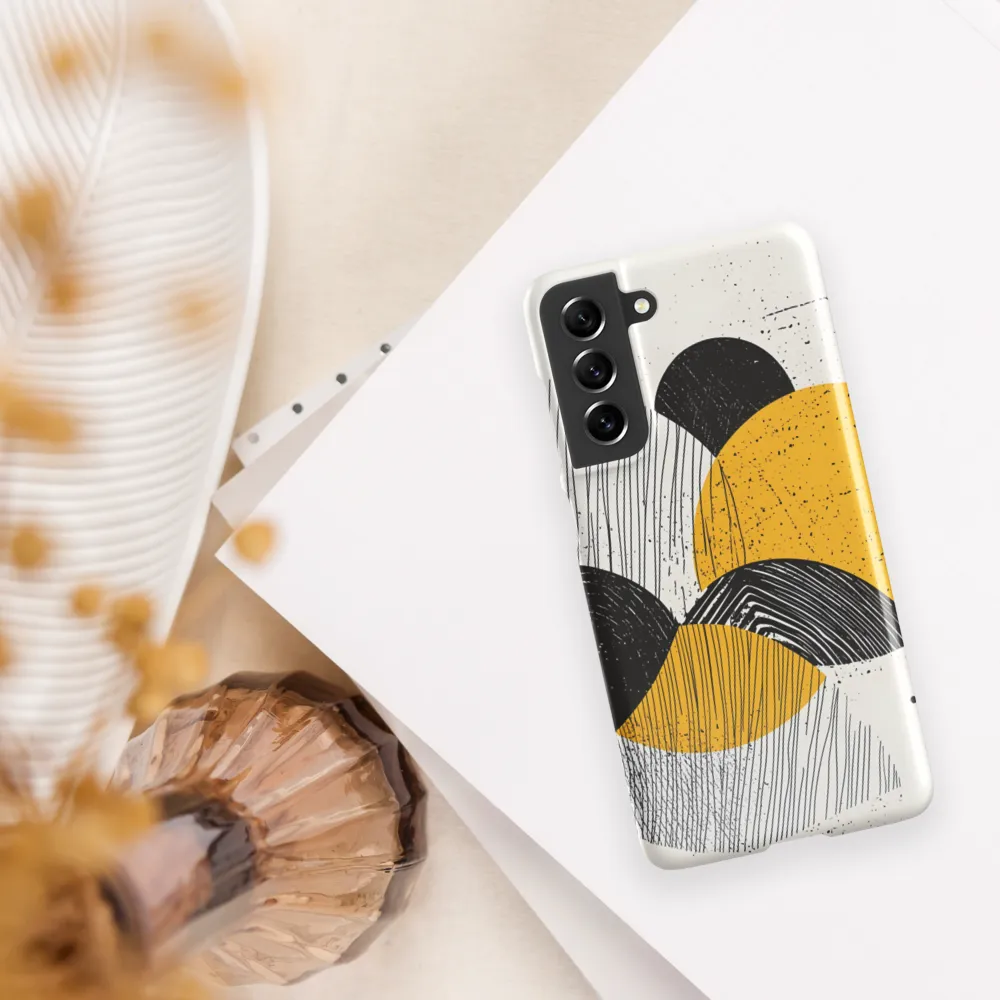 Dynamic Harmony in Black and Yellow